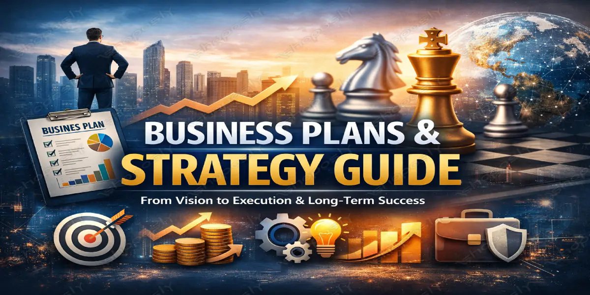 Business Plans & Strategy Guide – From Idea to Scalable, Defensible Business (55-Page PDF)